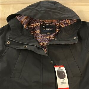 Pendleton Black Ladies SMALL Coat pic reused SM